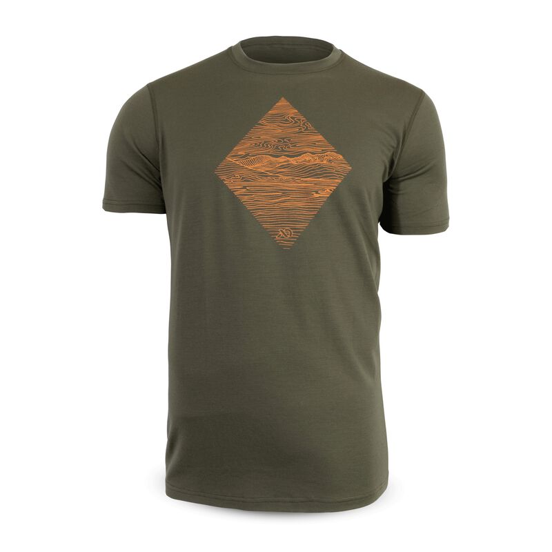 Men's Aerowool Tech Tee Topo Diamond image number 0